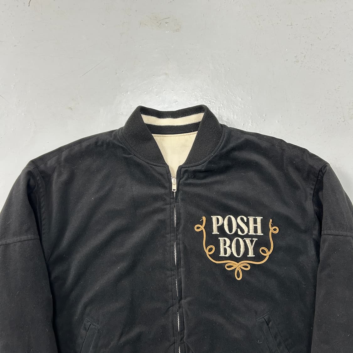 90s POSHBOY 리버시블 봄버 자켓  상품이미지7