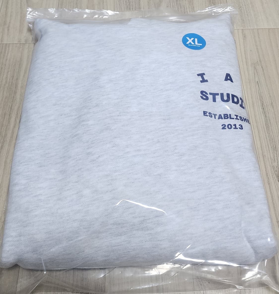 [XL] 아이앱 스튜디오 25 후드 라이트 그레이 네이비 상품이미지5