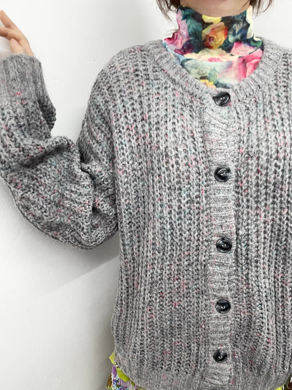 솜사탕 코지 아방 가디건🩶 상품이미지2