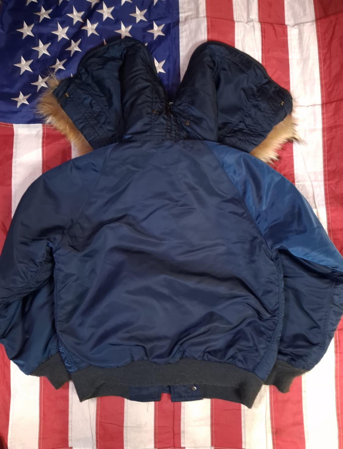 오리지날 90's 미국제조 스피왁 미공군 민수용 N-2B 파카 상품이미지8