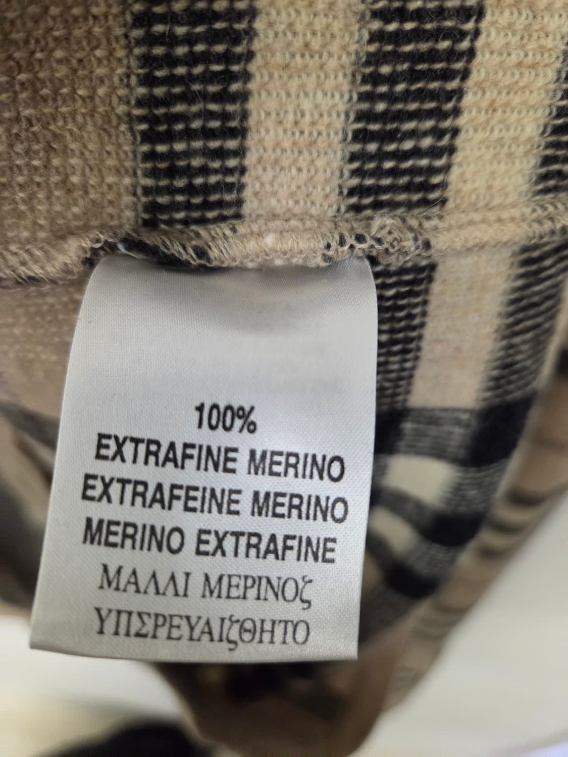 버버리 런던 체크 니트 M 상품이미지7