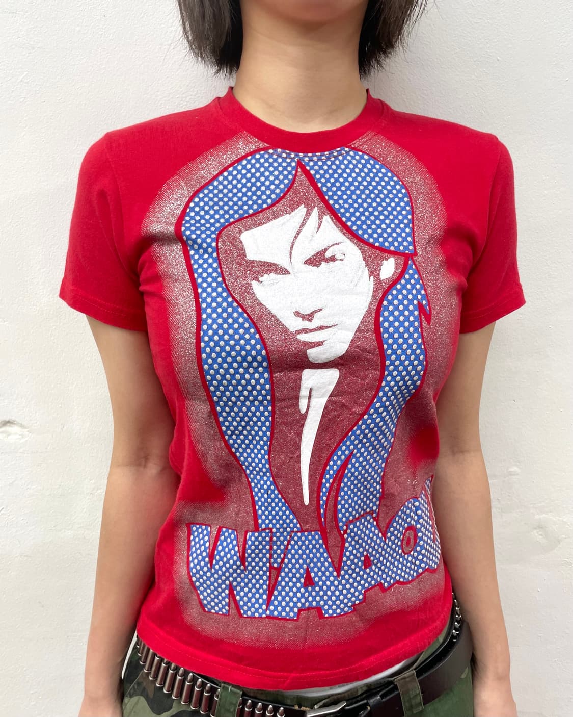 Glossy Dot Girl Red T-Shirt 상품이미지3