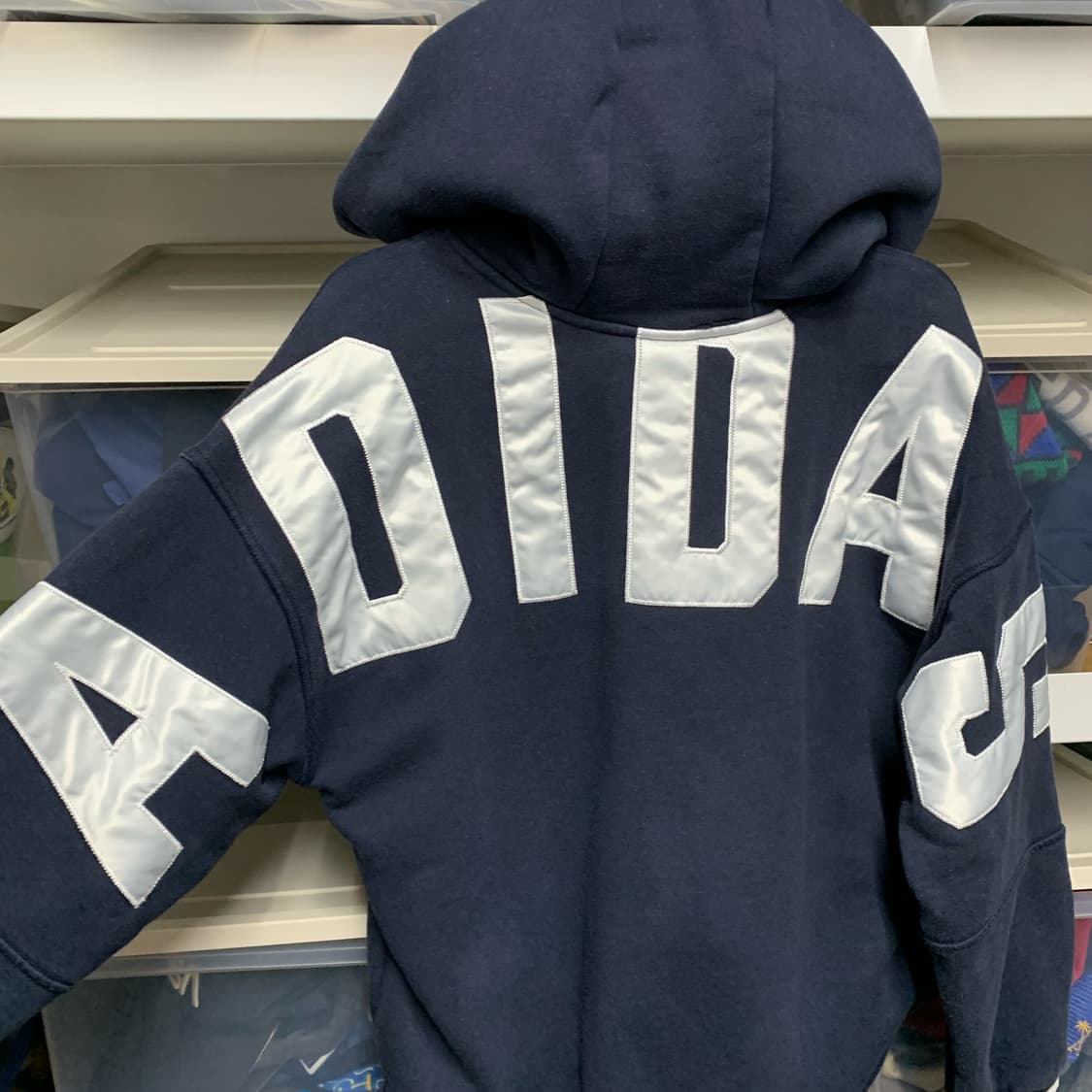 [S] 아디다스 리플렉티브 스펠아웃 후디 상품이미지4