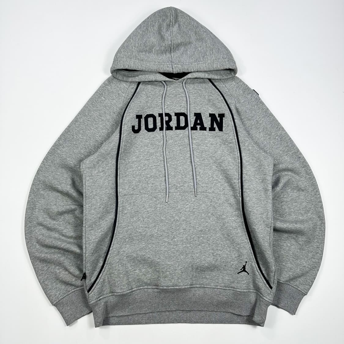 조던 점프맨 이니셜 로고 그레이 후드티 (실측 M) 상품이미지2