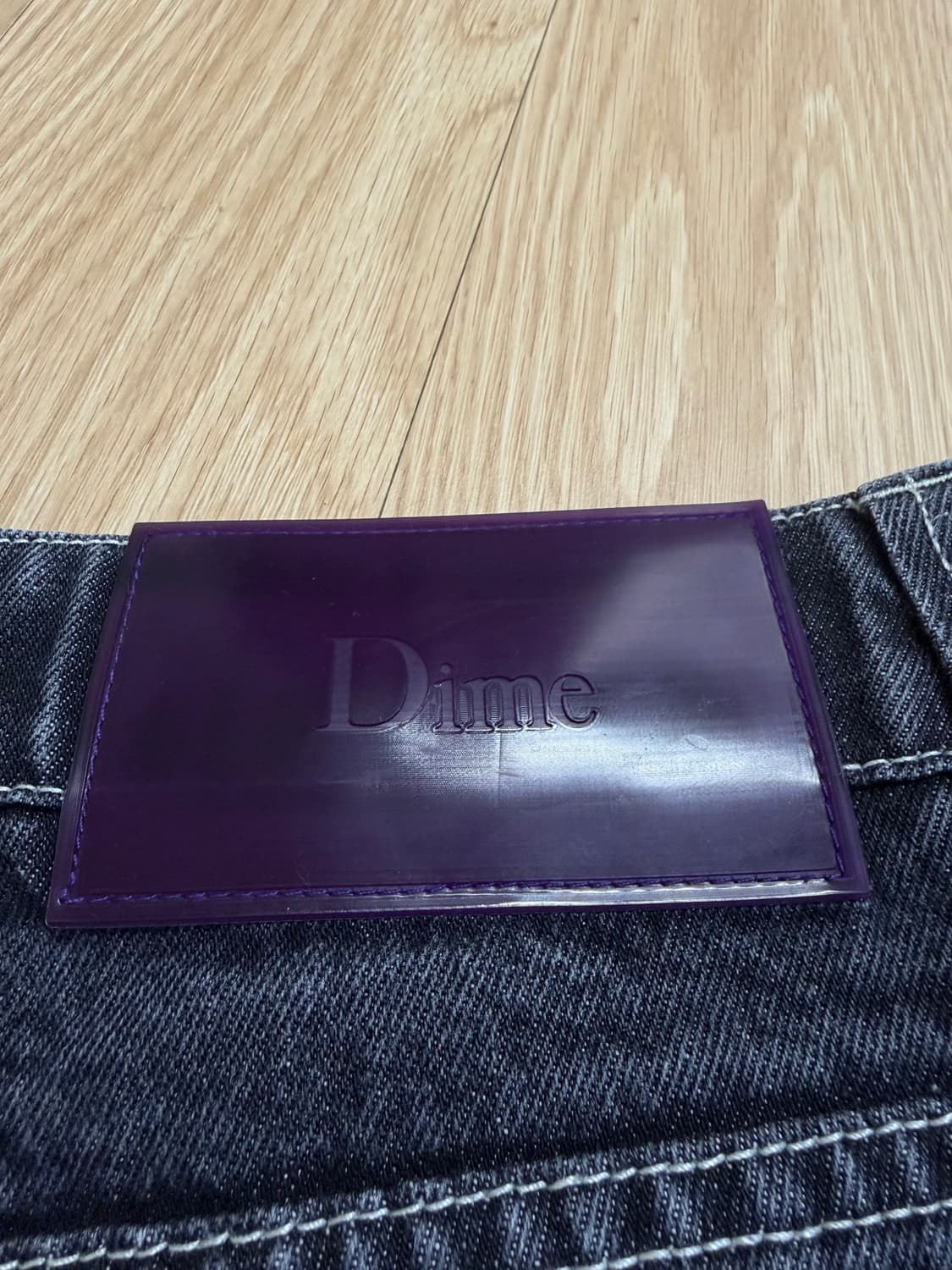 Dime 다임 배기진 데님 블랙 L 상품이미지5