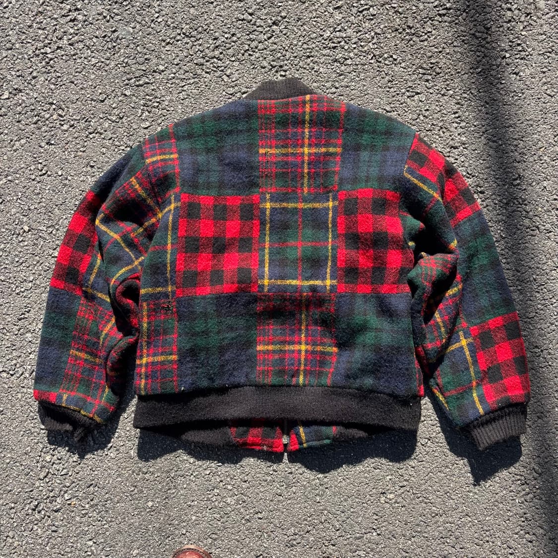빈티지 울리치 패치워크 울 자켓 상품이미지2