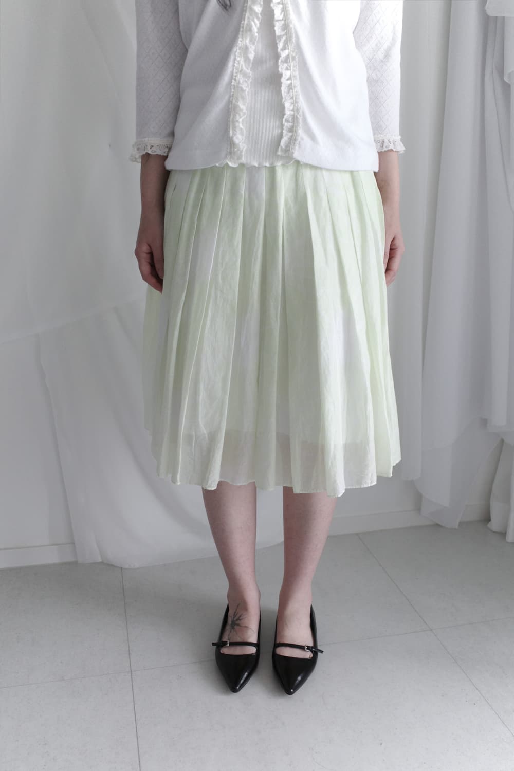 theory) water pleats skirt  상품이미지7