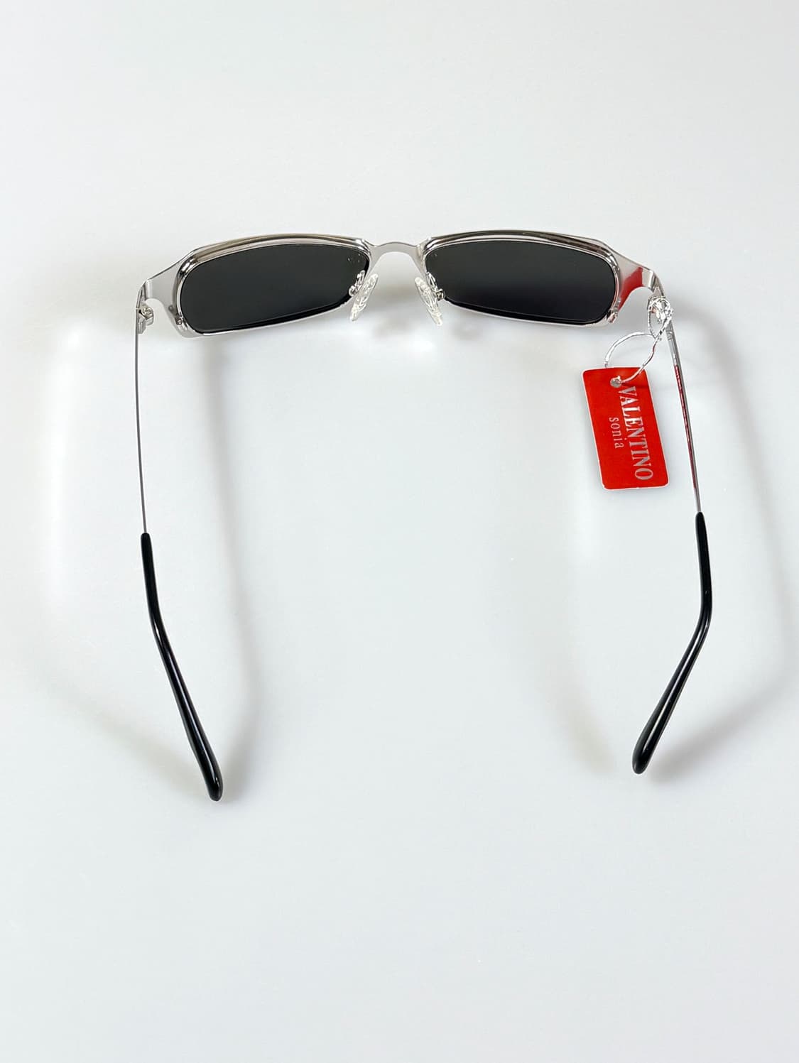 VALENTINO SONIA JAPAN 실버 메탈릭 빈티지 선글라스 상품이미지6