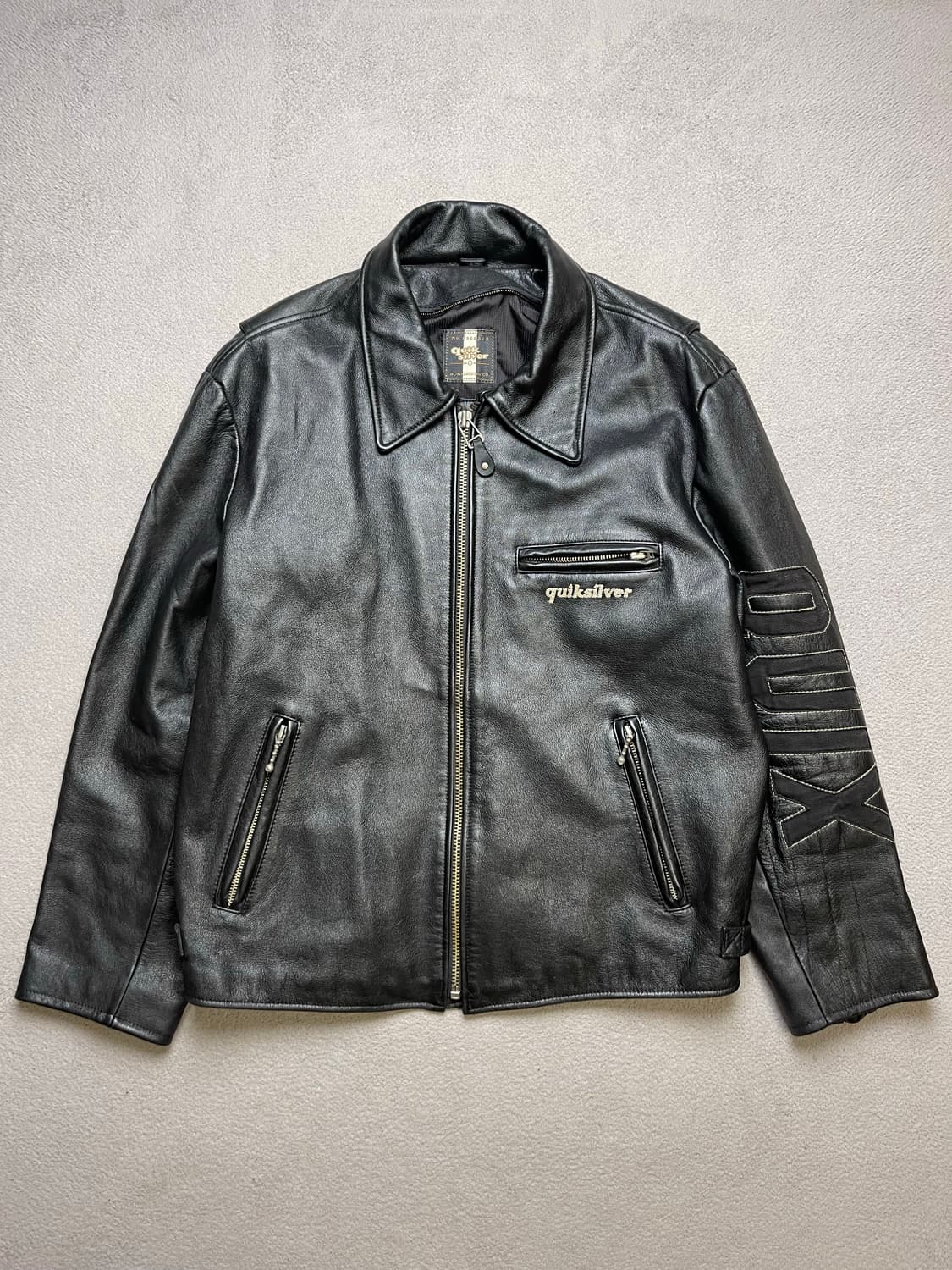 QUIKSILVER 퀵실버 소가죽자켓-100 라이더자켓 상품이미지1
