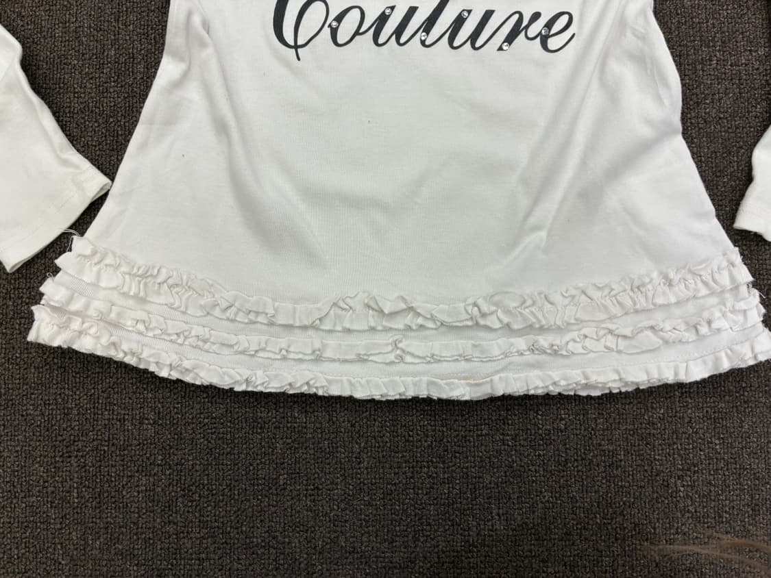 L)Japanese vintage 여성 비즈 포인트 프릴 롱슬리브 상품이미지5