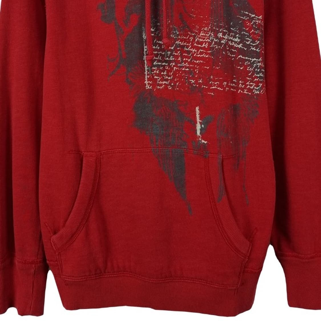 [아메리칸이글] Y2K 빈티지 그래픽 프린팅 후드티 레드 M19517 상품이미지5