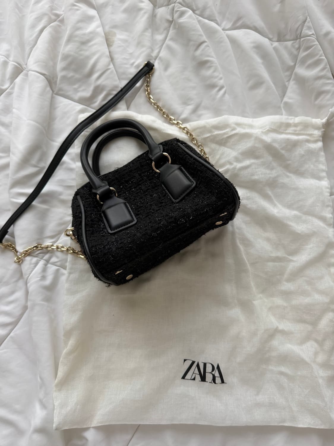 자라 트위드백 크로스백 상품이미지1