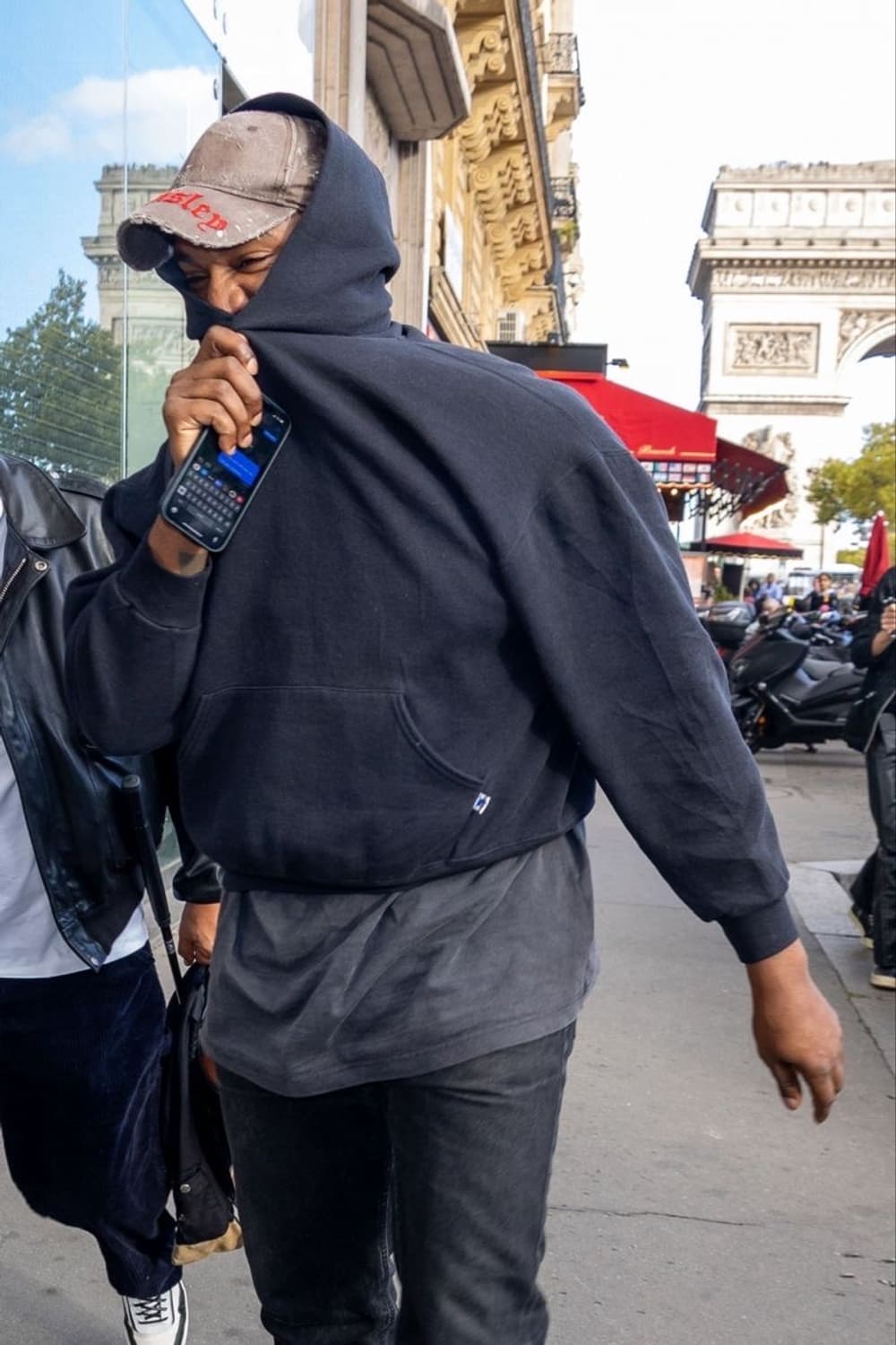 90s 러셀 에슬레틱 50/50 후디 블랙 상품이미지4