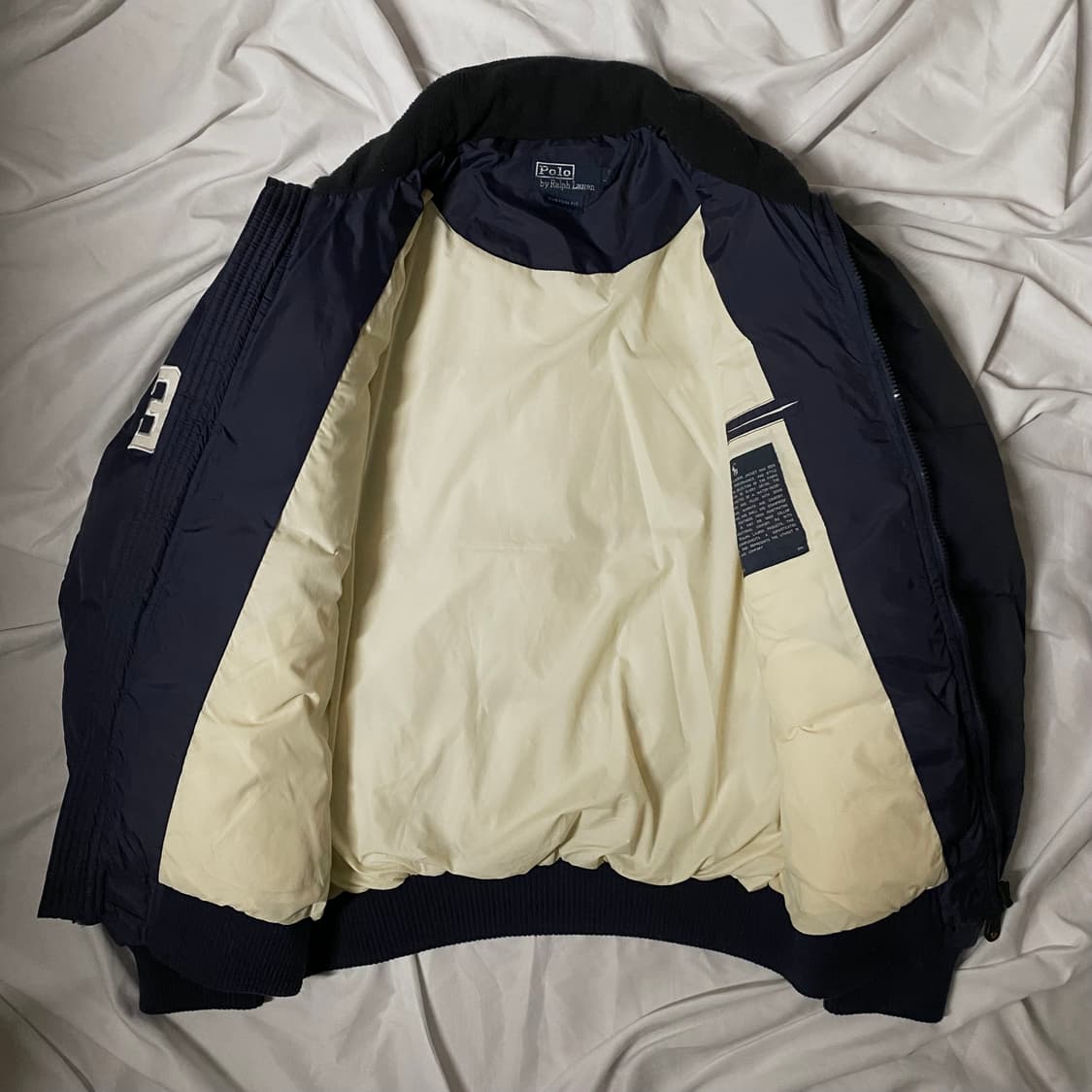 폴로 빅포니 BRITAIN 유니언잭 성조기 패딩 네이비 상품이미지5