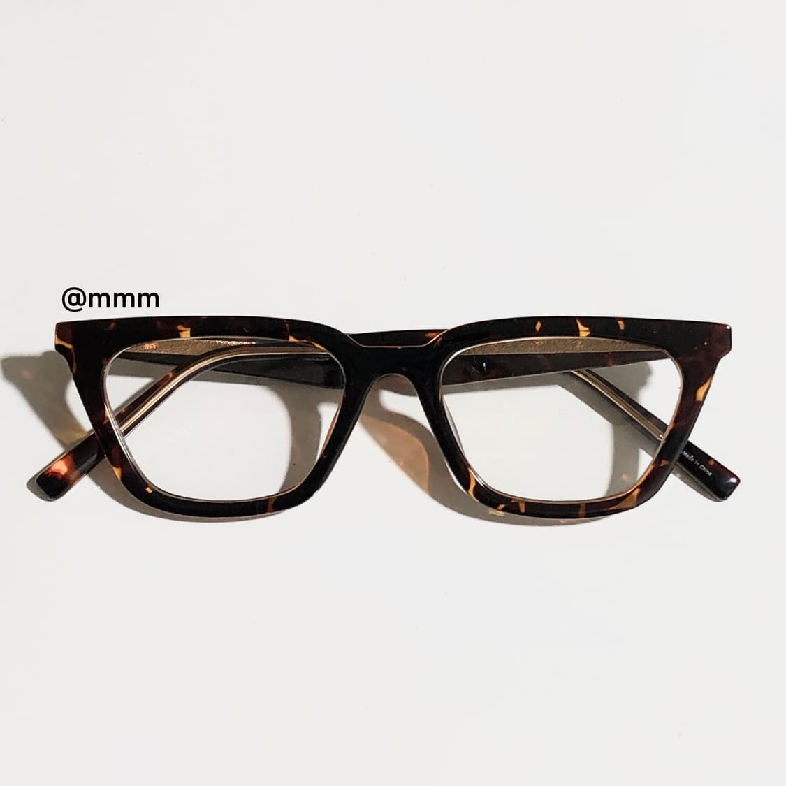 (Unisex)로랑 레오파드 스퀘어 안경 상품이미지2