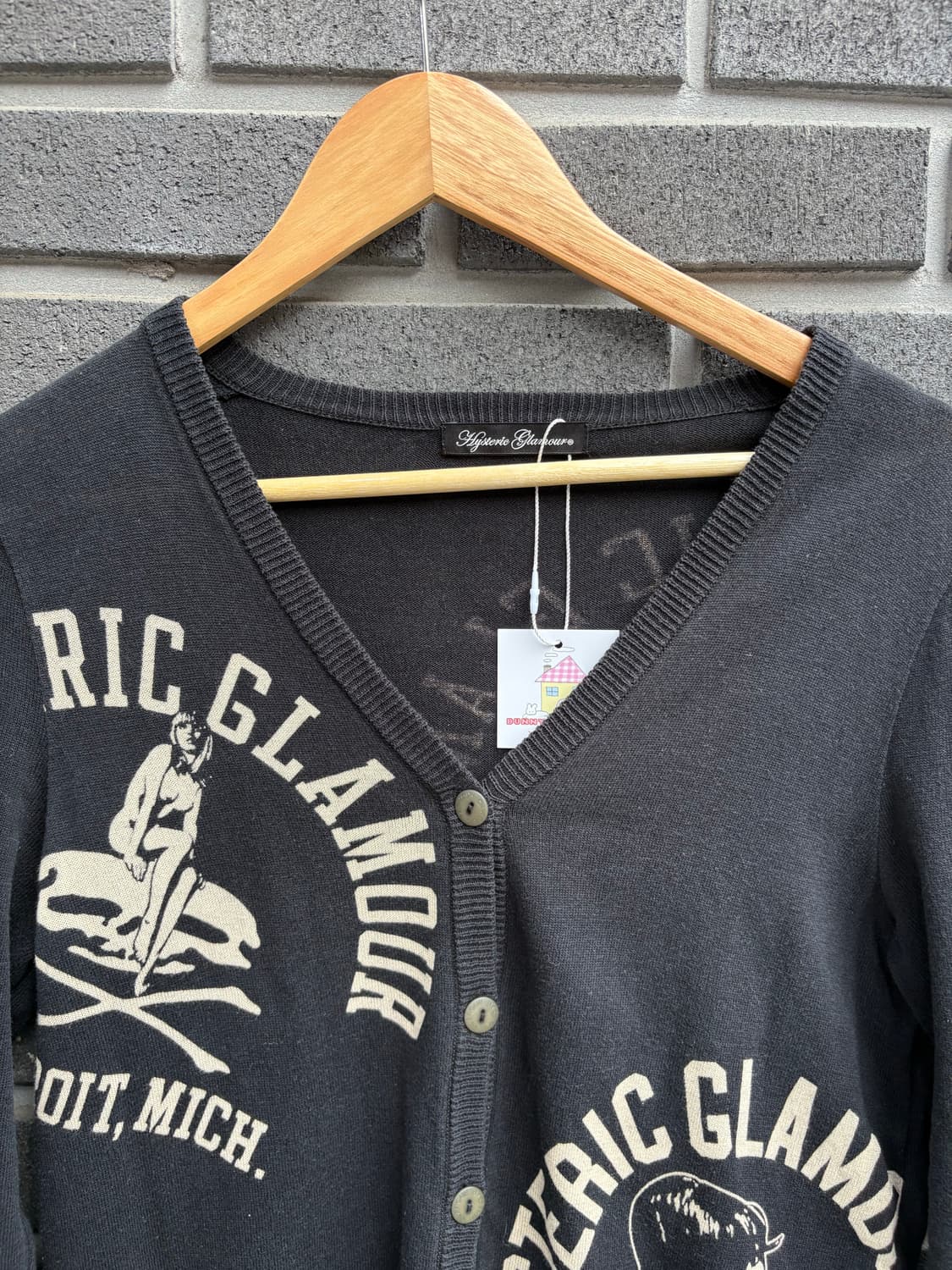 히스테릭글래머 히스걸 블랙 가디건 상품이미지8