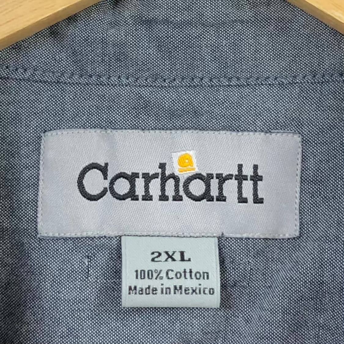 Xxl 칼하트 블랙 워크 빅셔츠 상품이미지3