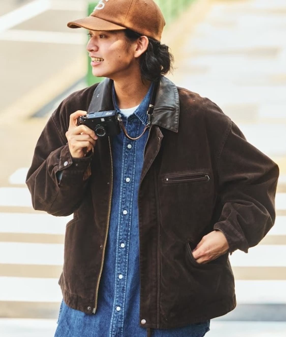 프릭스스토어 레자레드 스웨이드 워크 자켓 상품이미지1