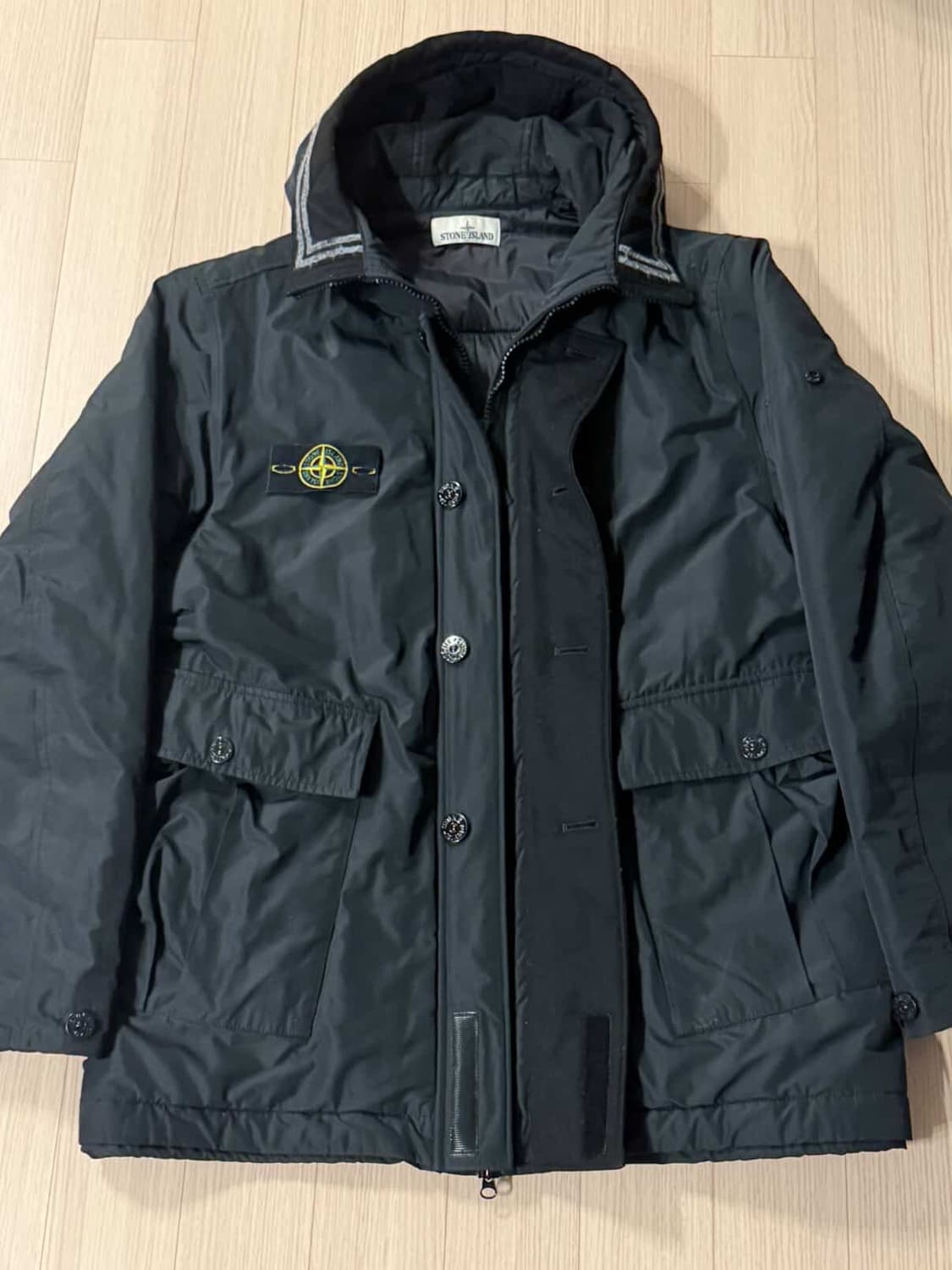 {S급/XL} 스톤아일랜드 마이크로랩스 패딩 다크 네이비 상품이미지6