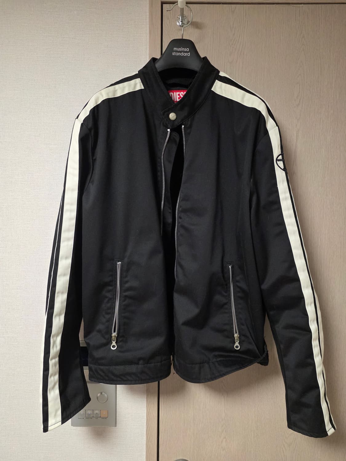 디젤 J-Beak 바이커자켓 블랙 DIESEL J-Beak 상품이미지1