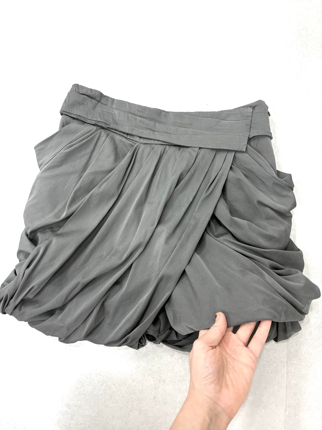 타임 드레이핑 스커트 팬츠 상품이미지5