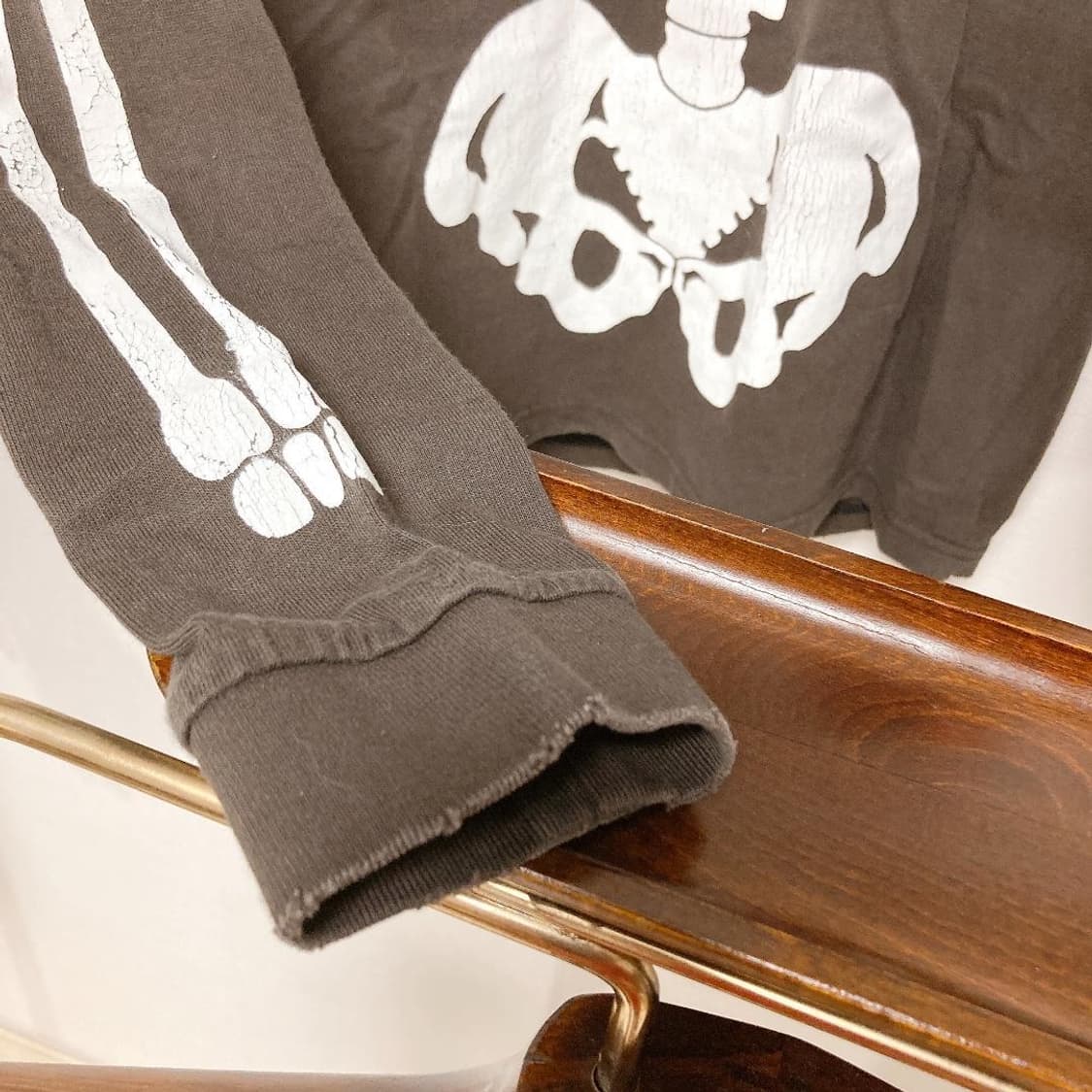 00s 넘버나인 스켈레톤 롱슬리브 티셔츠 상품이미지7