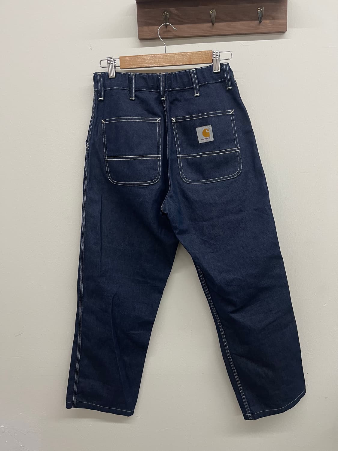 칼하트 WIP 심플 팬츠 28/32 데님 남녀공용 정품 상품이미지3