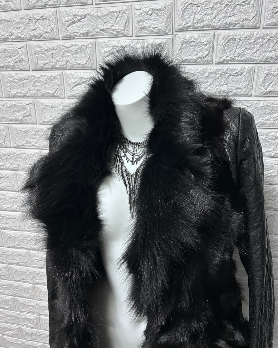 에고이스트 블루퍼 시어링 레더 코트 상품이미지3