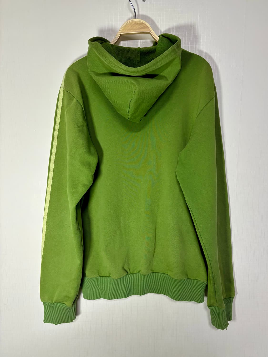 00s OLD ADIDAS 아디다스 후드 플락 져지 트랙탑 자켓 말차색 상품이미지5