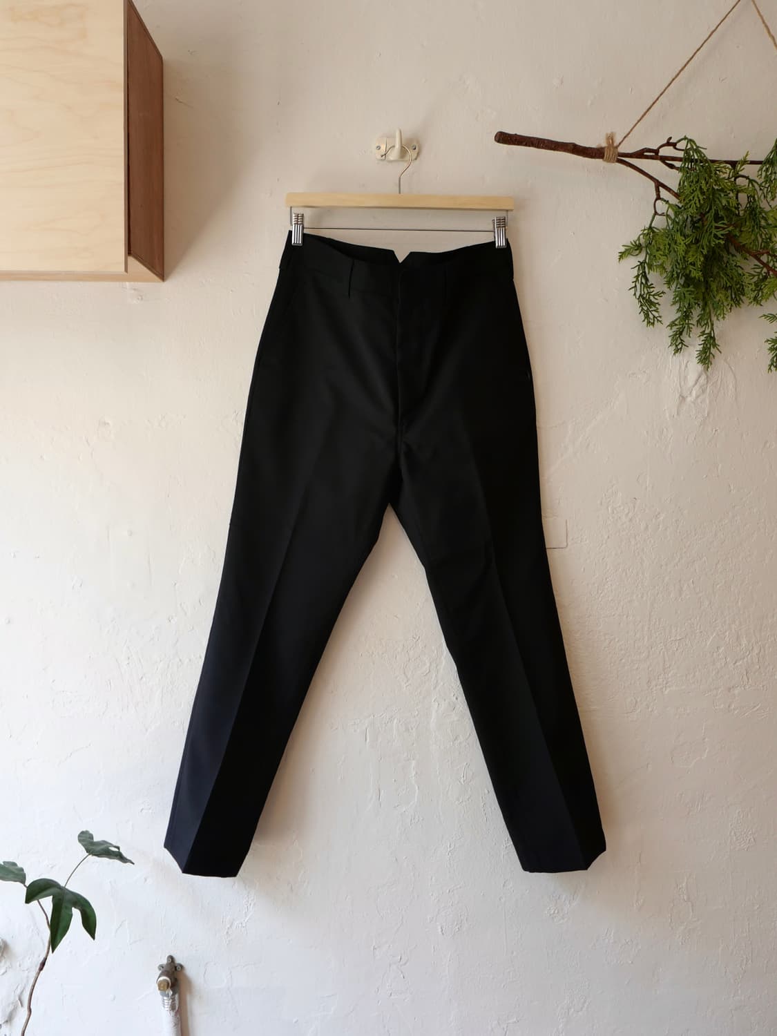 준야 와타나베 울 슬랙스 팬츠 상품이미지1