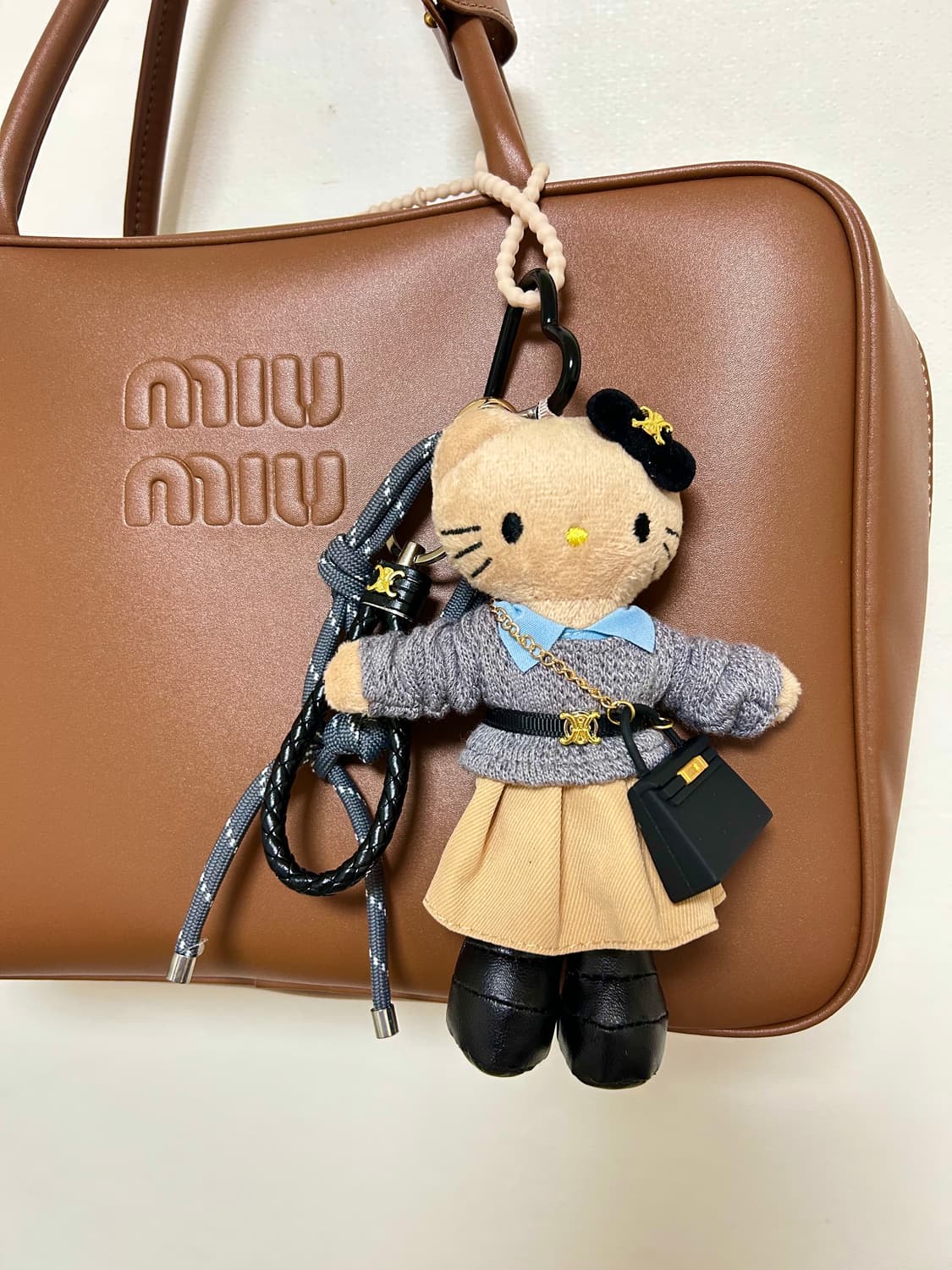 (4)롱다리키티 커스텀키링-데일리 프레피스쿨룩 상품이미지5