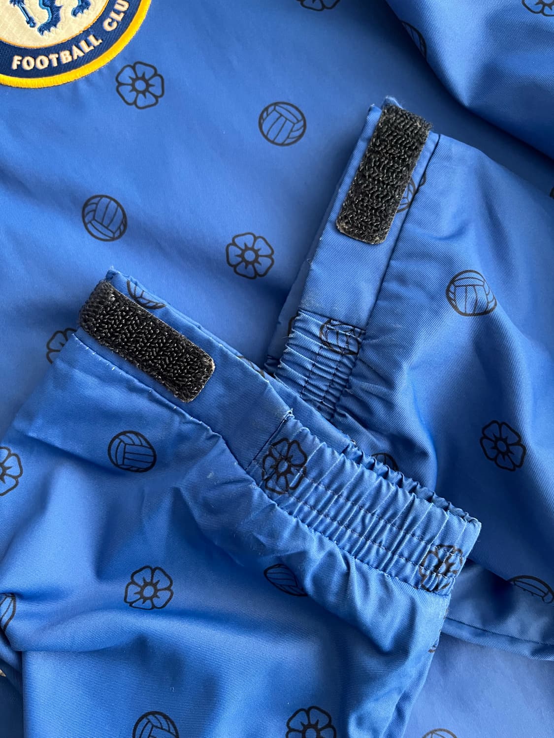 110) 아디다스 첼시 fc 후드 바람막이 자켓 블루 상품이미지4