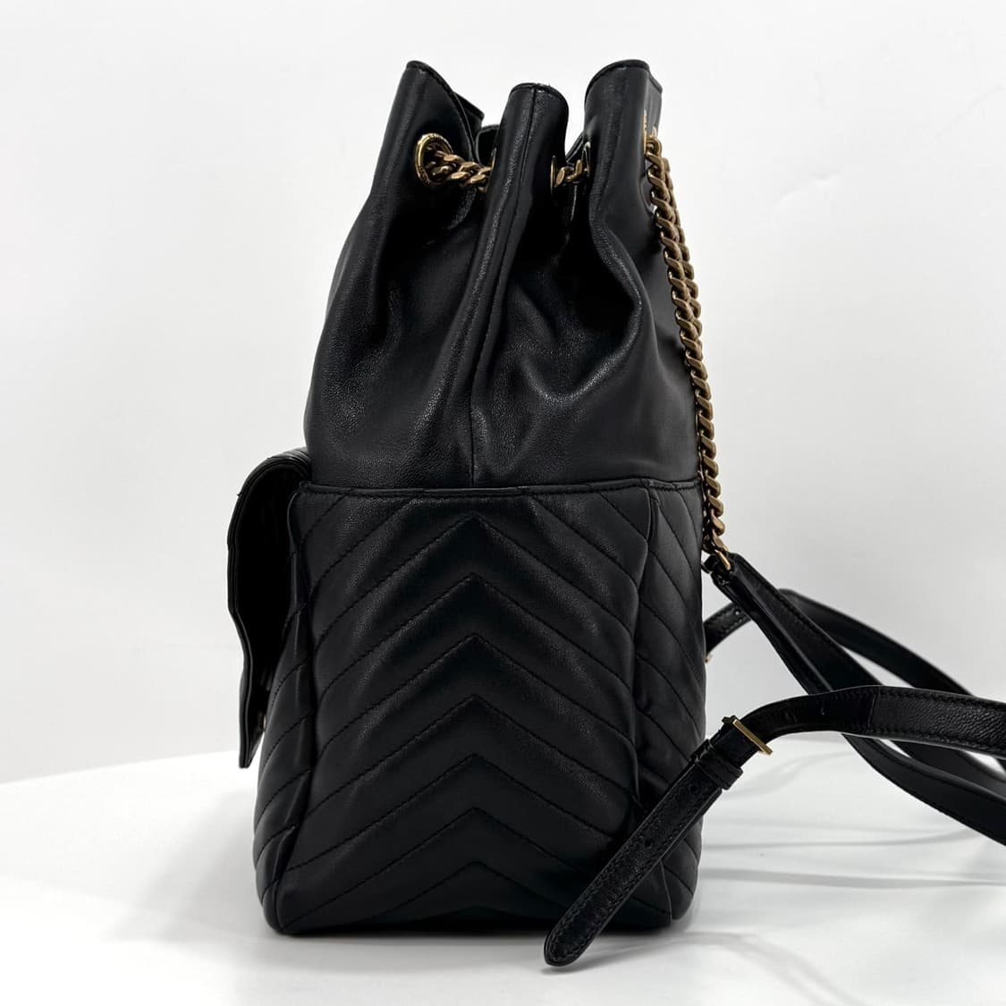 생로랑 모노그램 조이 백팩 블랙 (672609) 상품이미지5