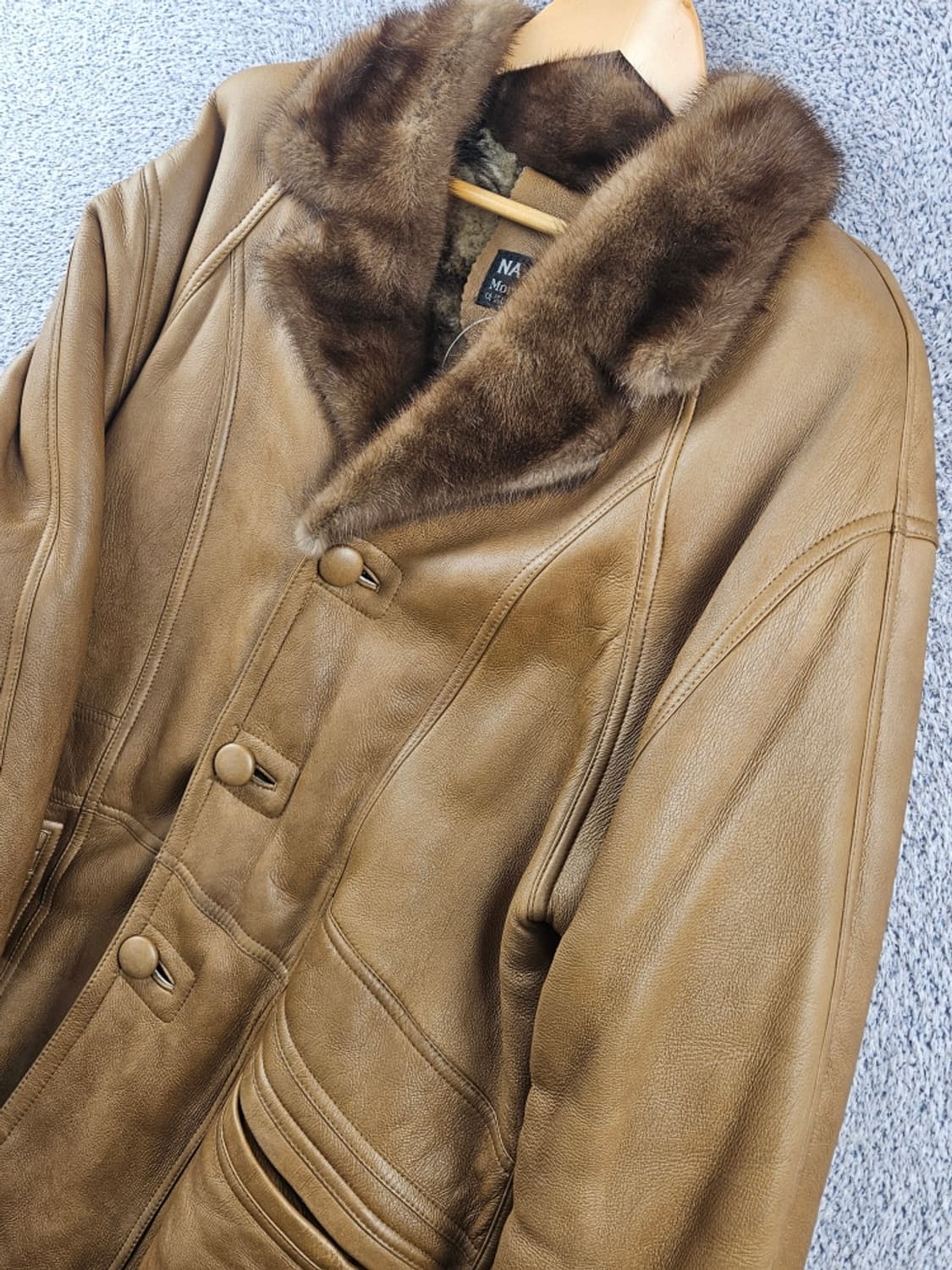 NAA SAN 양털 양가죽 무스탕 코트 ( 100 ) / 11015 상품이미지5