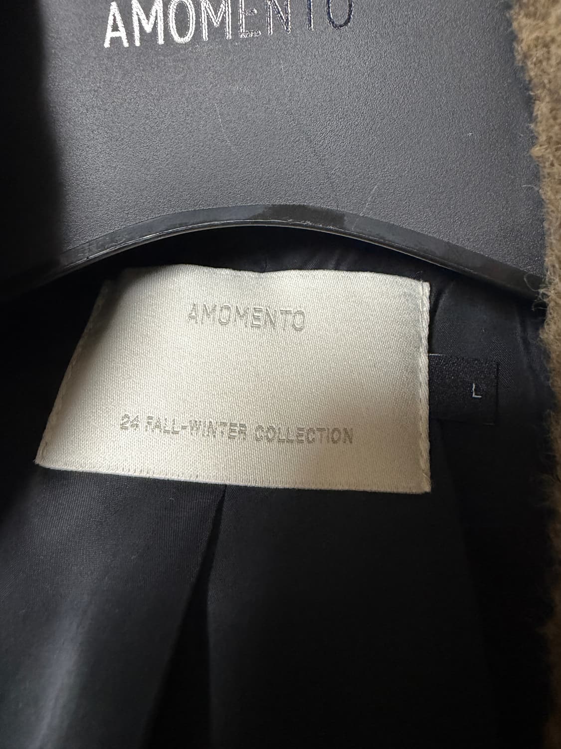 아모멘토 헤어리 코트 L 상품이미지3