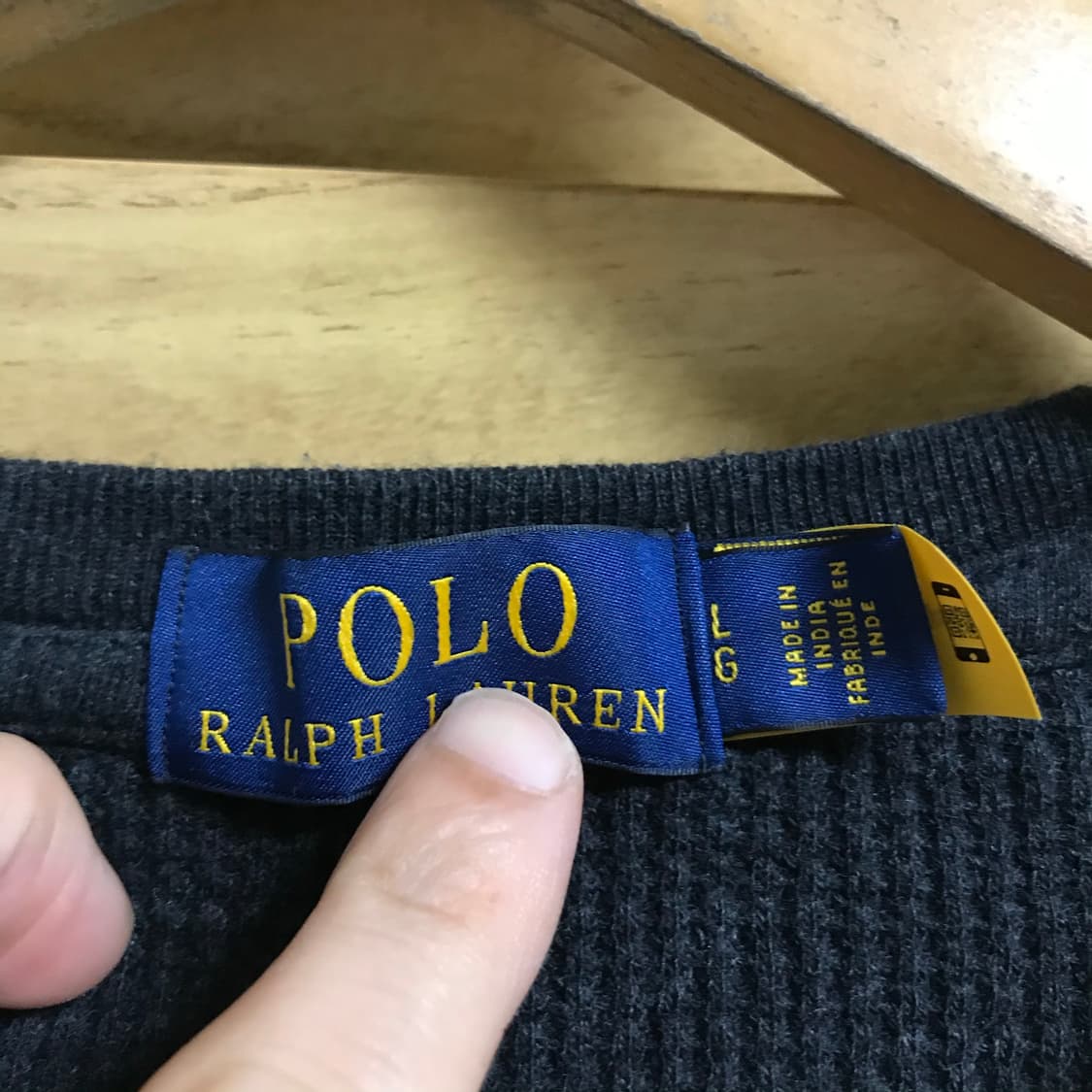 폴로 랄프로렌 큐알 와플 티셔츠 상품이미지3