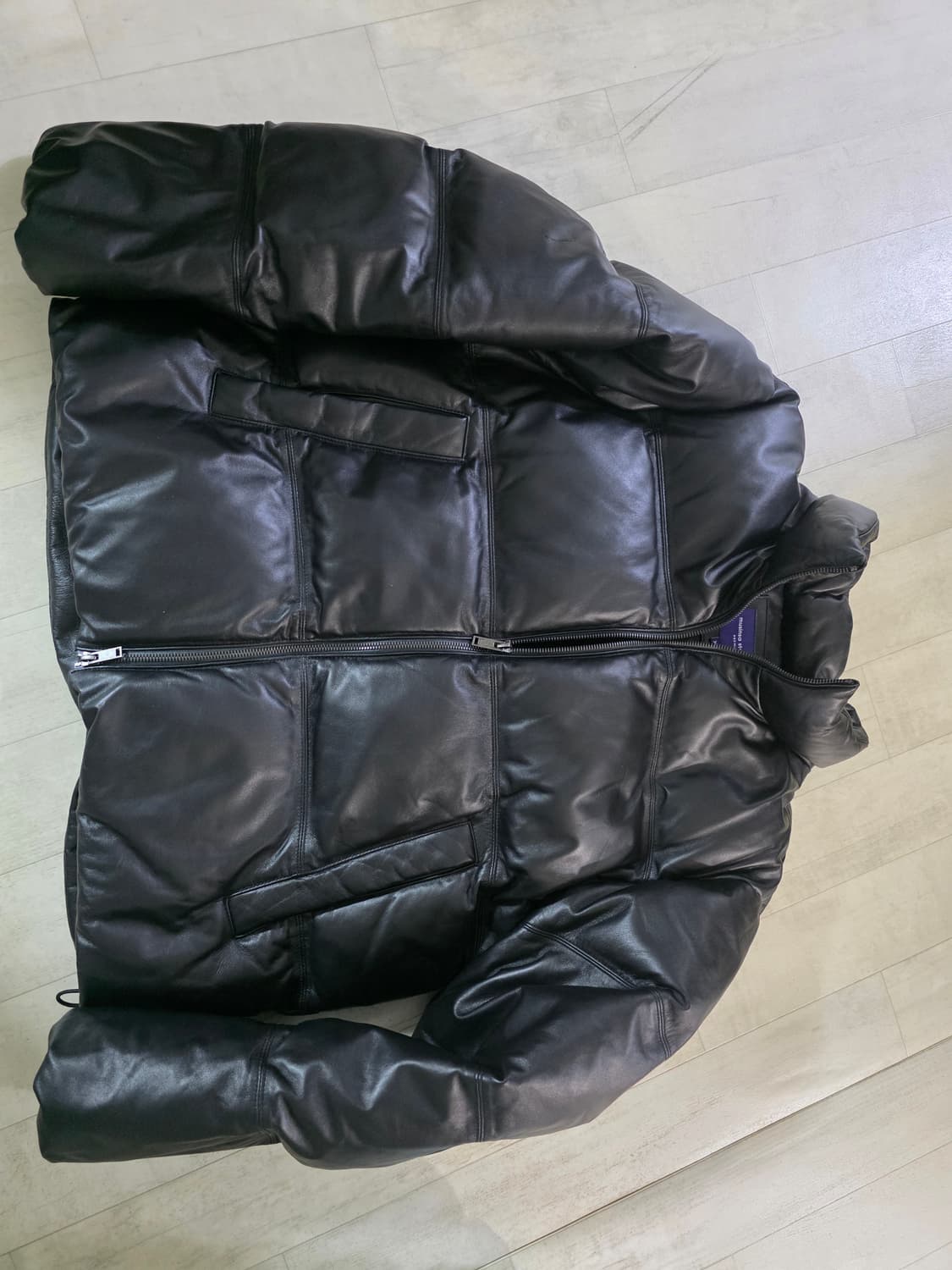 무신사스탠다드 램스킨 푸퍼 패딩 다운 xl 상품이미지2