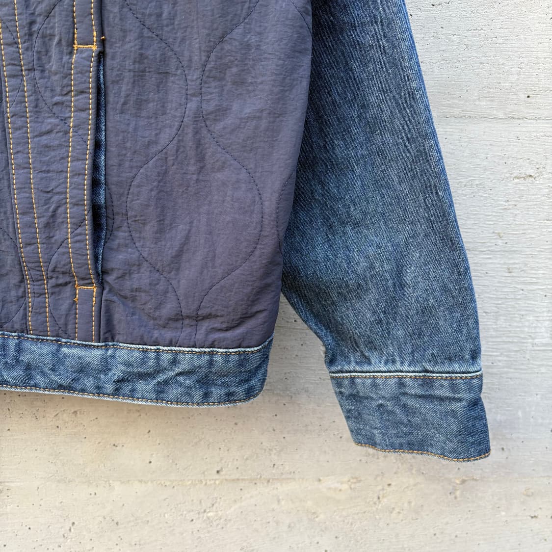 트루릴리전 나일론 데님 믹스 자켓 상품이미지5