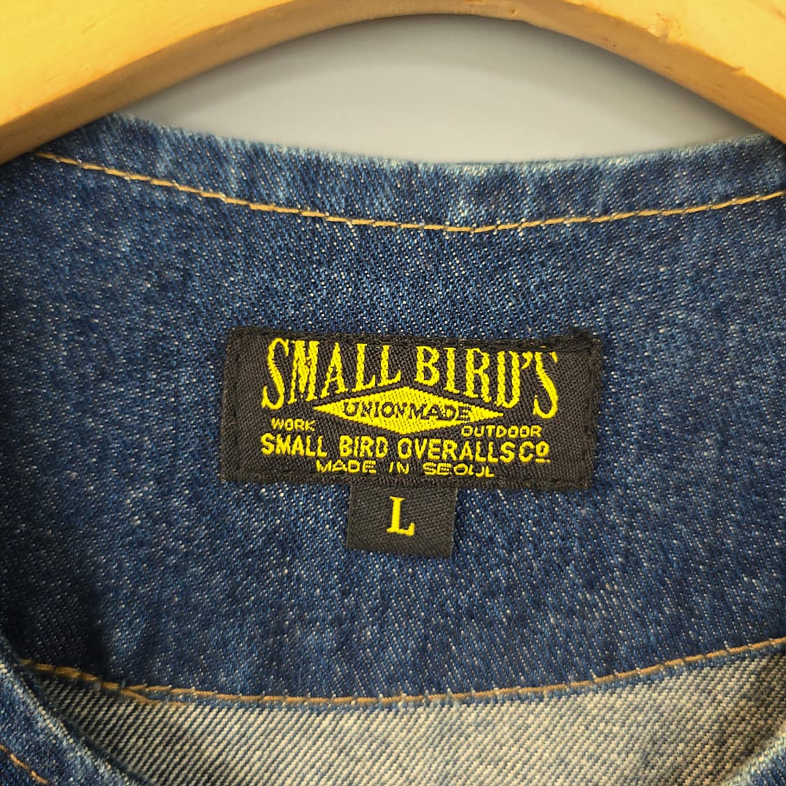 남성 스몰버즈 SMALL BIRDS 데님 베스트 L 상품이미지5