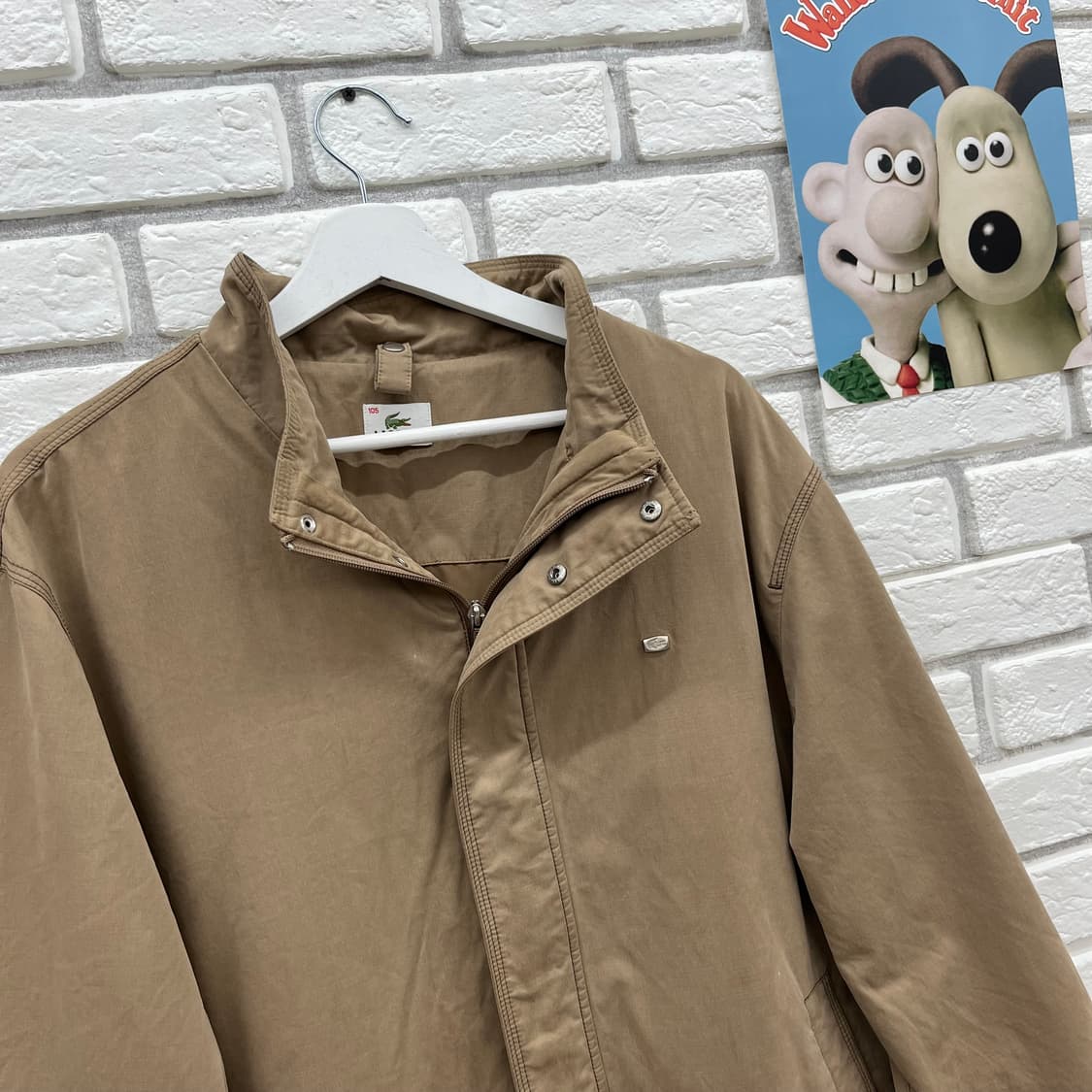 라코스테 빈티지 베이지 점퍼-XL 105 상품이미지2