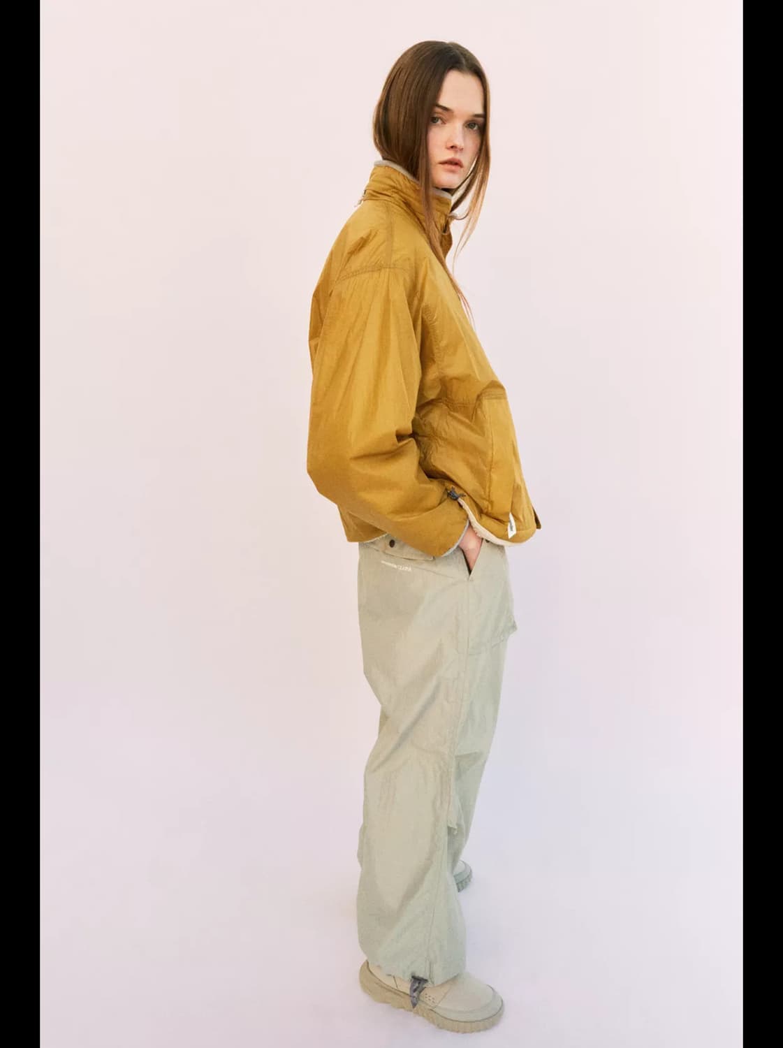 [XS] 자라x앤드 원더 리버시블 자켓 머스타드 상품이미지4