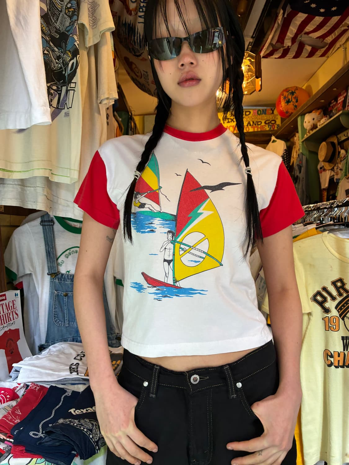 90’s Windsurfing Ringer Tee 상품이미지2