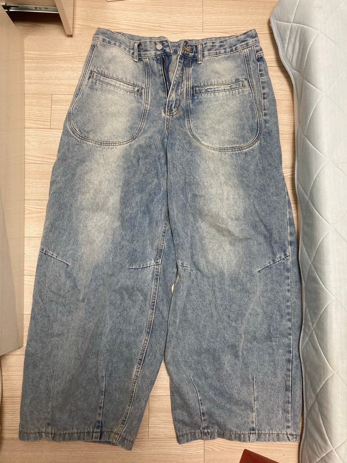 트릴리온 워싱 벌룬핏 데님 (xl) 상품이미지1