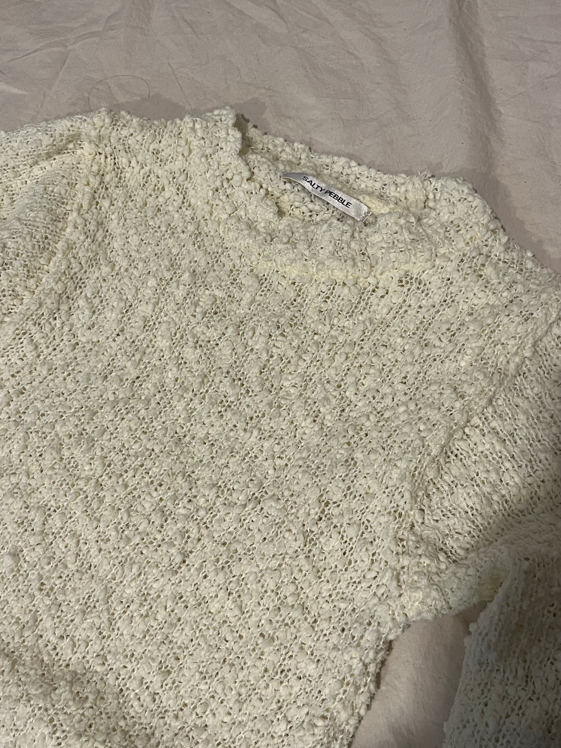 솔티페블 카우벨 니트 원피스 상품이미지3