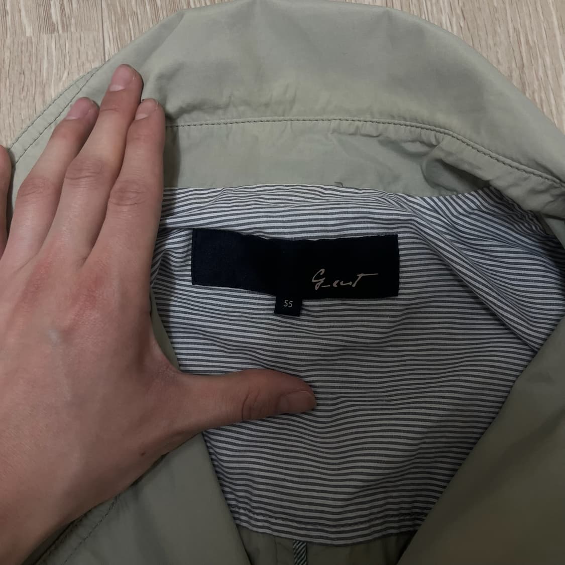 지컷 여성 베이직 오픈 트렌치코트 55  상품이미지4