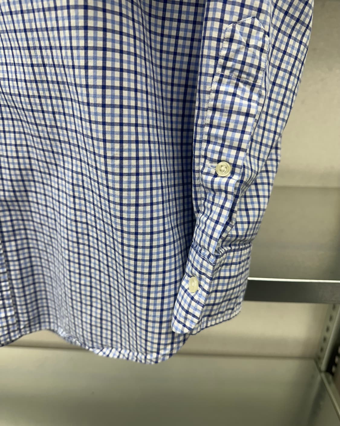 (L)폴로 체크 셔츠-M1968 상품이미지3