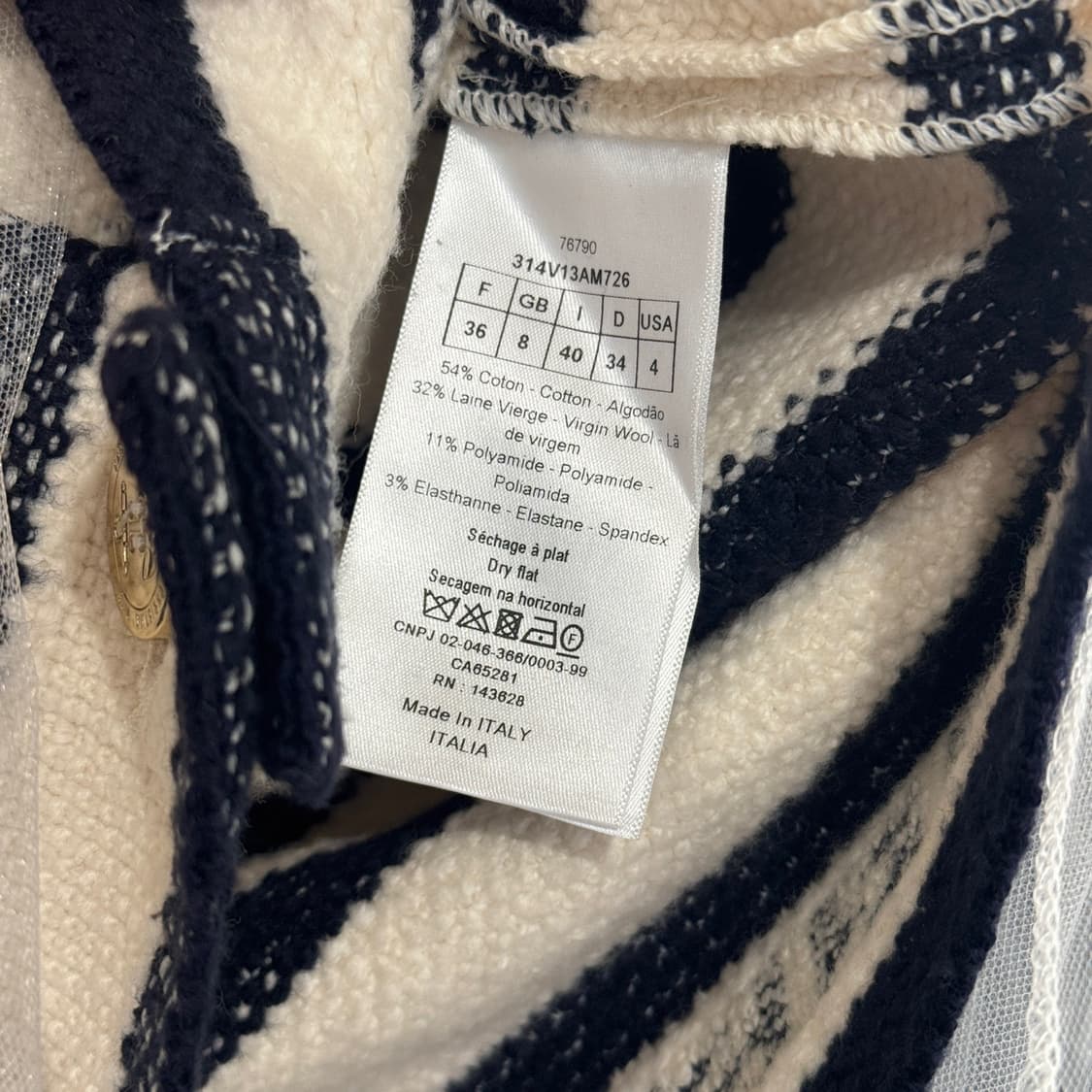 [VIP한정판/36]디올 Dior 마리니에르 시리즈 반소매 재킷 상품이미지8