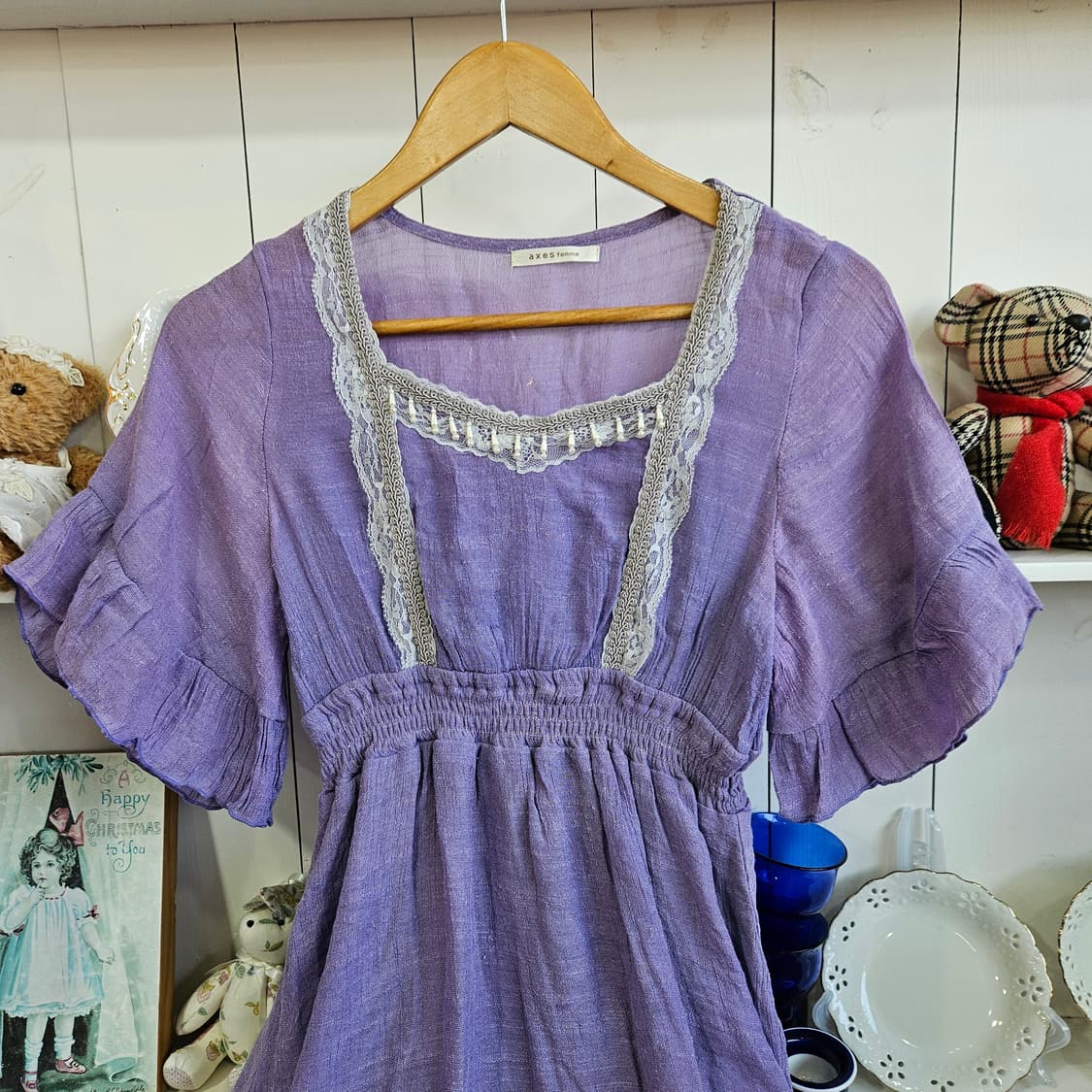 엑시즈팜(Axes Femme) 라벤더  원피스 상품이미지2