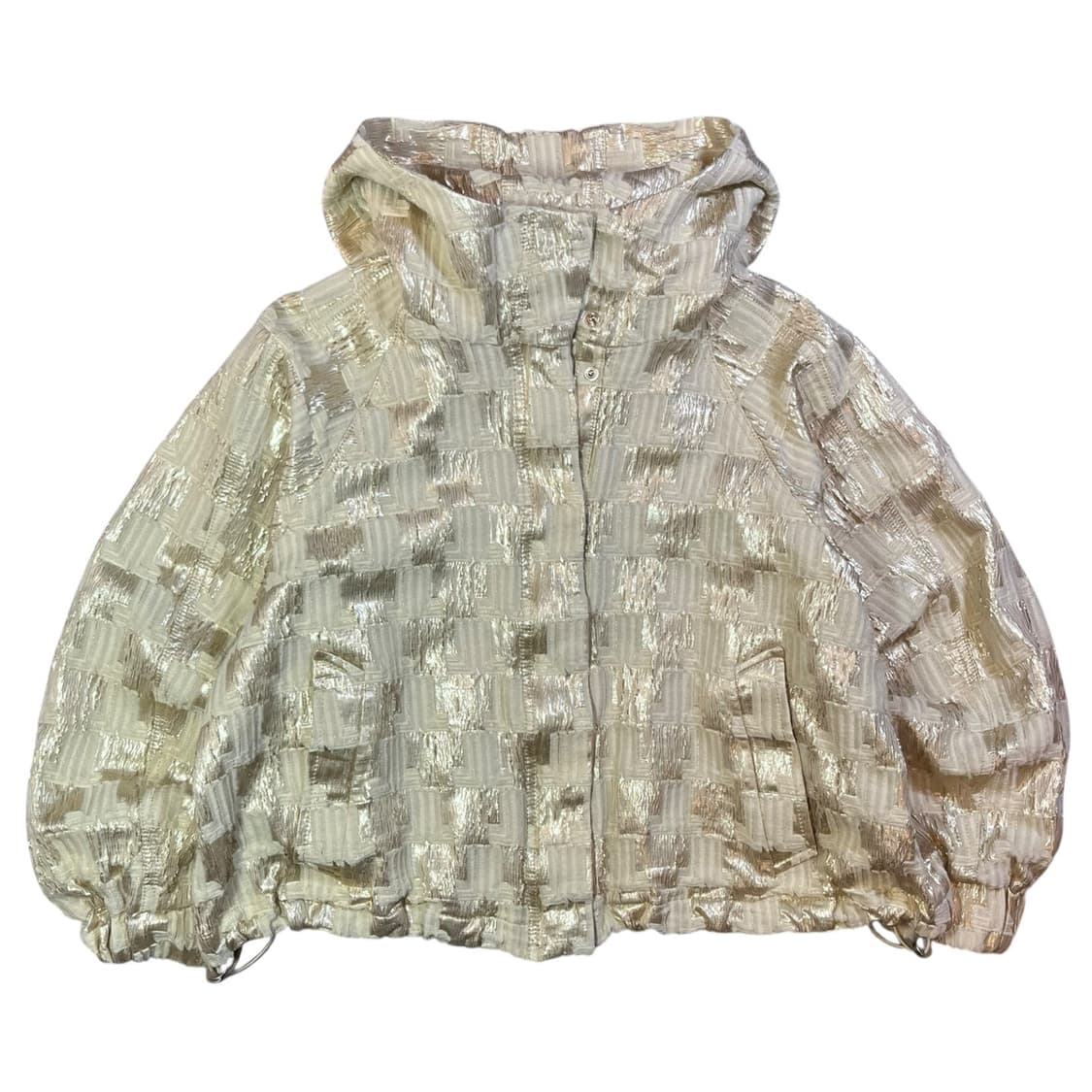 랑방 한섬 금사 하이넥 자켓 상품이미지1