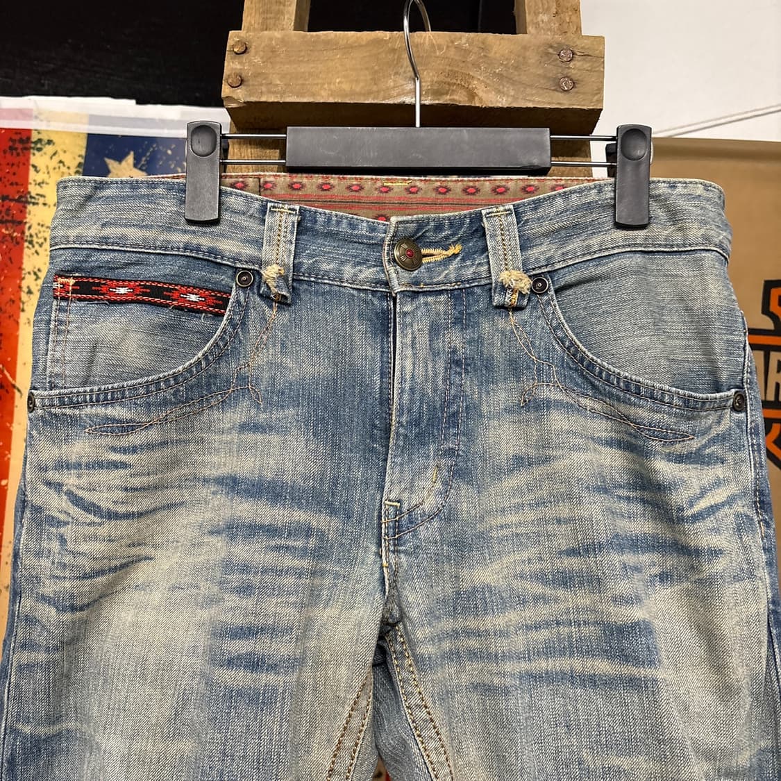 에드윈 XV 빈티지 라인 익스클루시브 네이티브 웨스턴 데님 팬츠 N76 상품이미지3